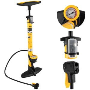 Bomba De Ar Manual Para Encher Pneus Carro Moto Bike 63cm - Vonder