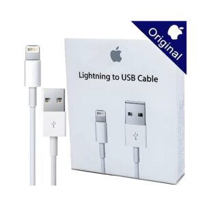 Cabo Carregador iPhone 5c 5s 6 7 8 Plus 1m Caixinha Lacrada