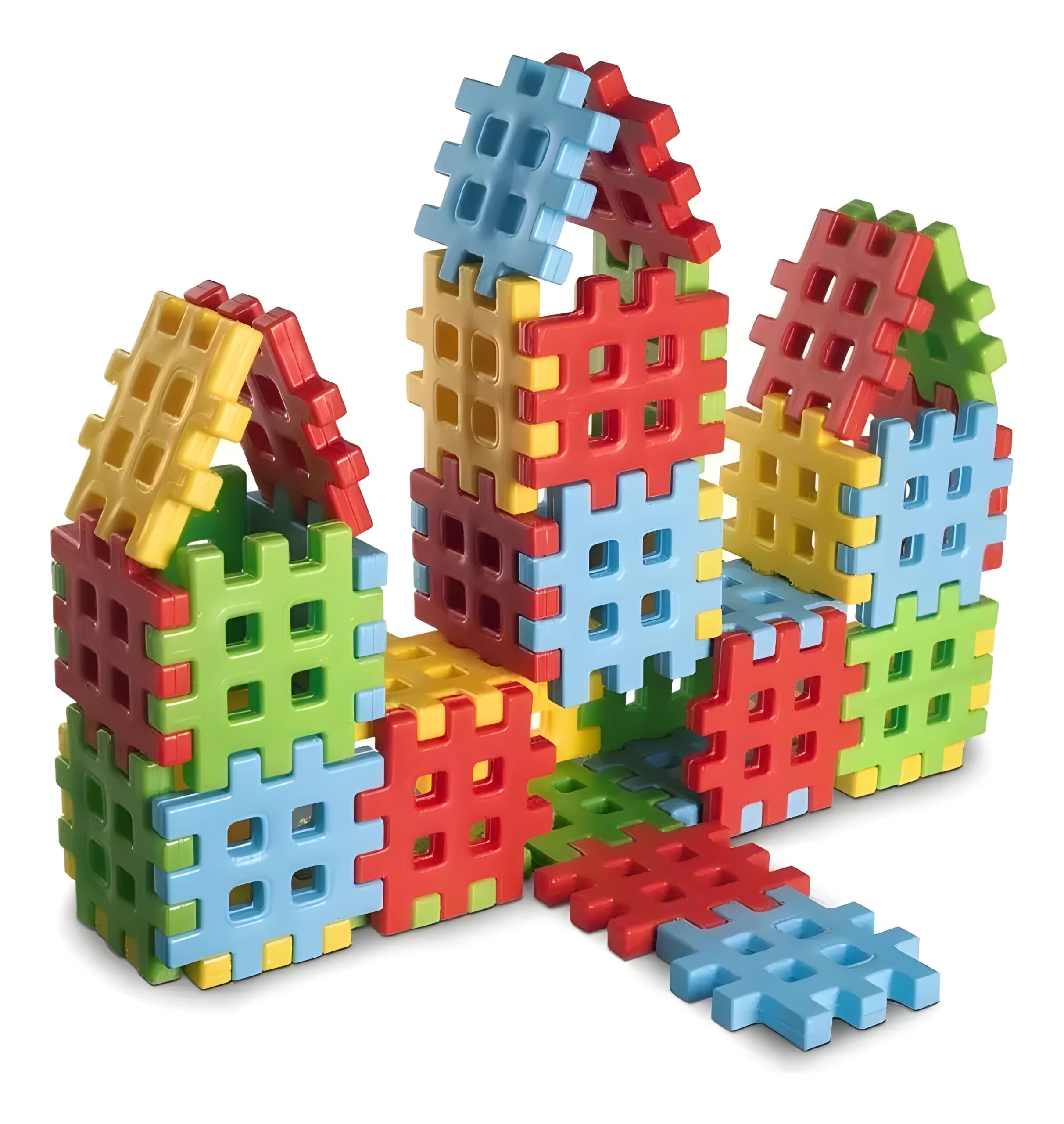 Blocos Montar E Criar Com 60 Peças - Cometa - Image 2